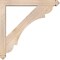 Ekena Millwork Olympic Arts and Crafts Smooth Bracket w/ Offset Brace, Douglas Fir, 5 1/2"W x 38"D x 38"H BKT0604X38X38OLY03SDF - alternate 4
